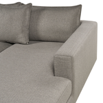 Wohnlandschaft U-förmig taupe 5-Sitzer LILVIKEN