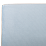 Polsterbett Samtstoff hellblau Lattenrost 90 x 200 cm TEENIE