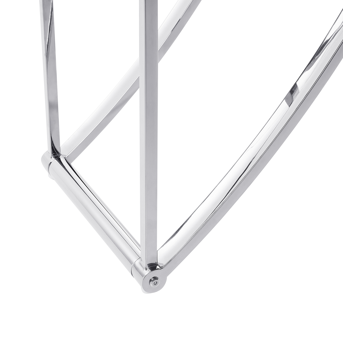 Bücherregal mit 4 Fächern HOLLOW Metall 175 cm Silber