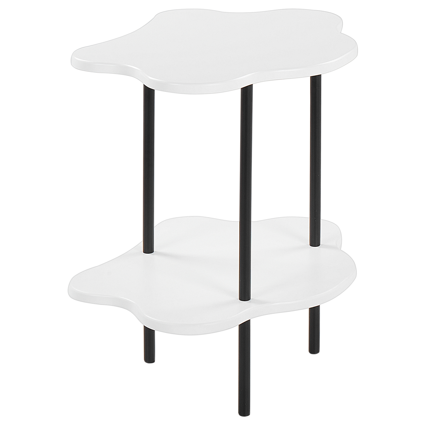 Beistelltisch schwarz / weiss Wolkenform CLOUD