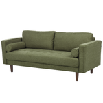 Sofa Set dunkelgrün 4-Sitzer NURMO