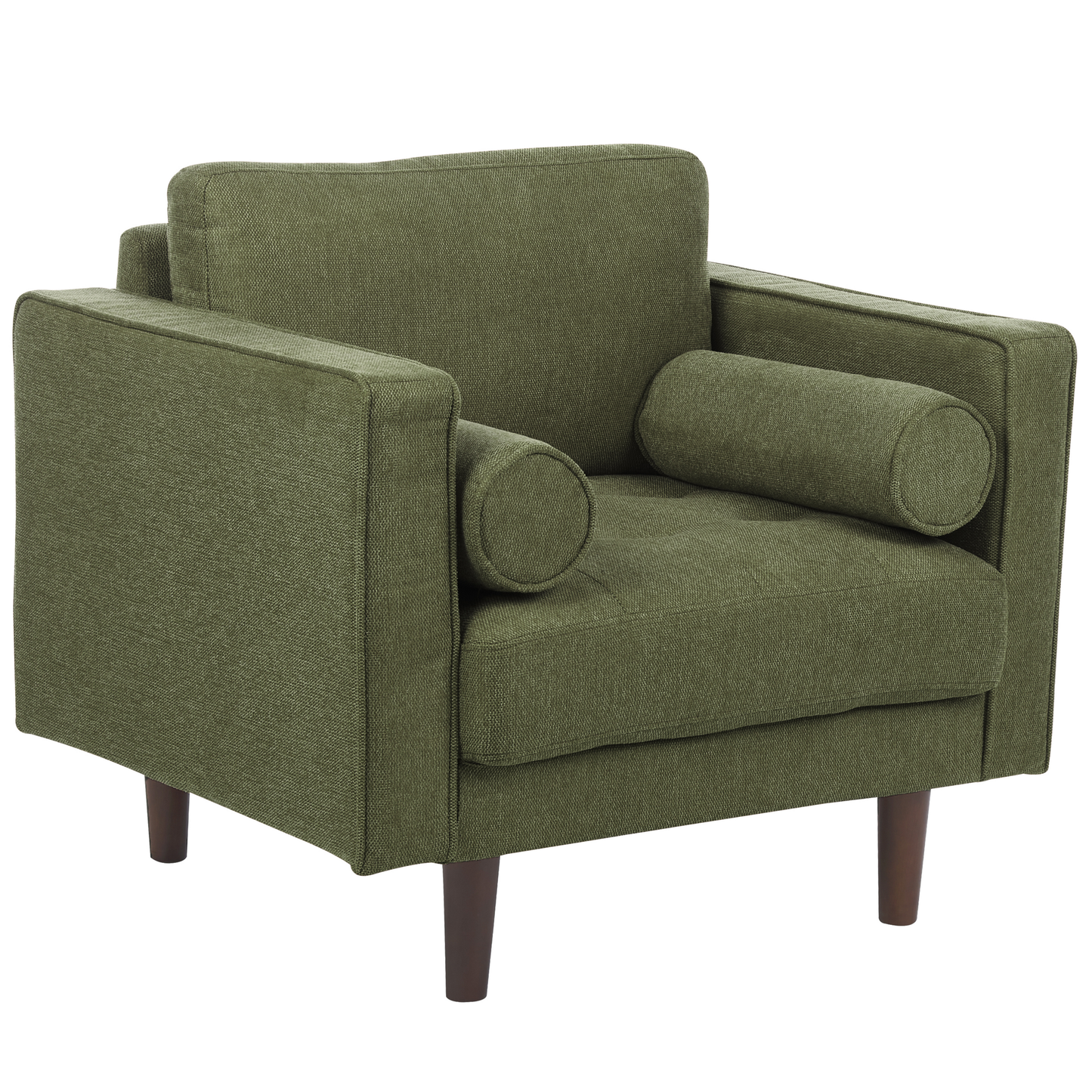 Sofa Set dunkelgrün 4-Sitzer NURMO