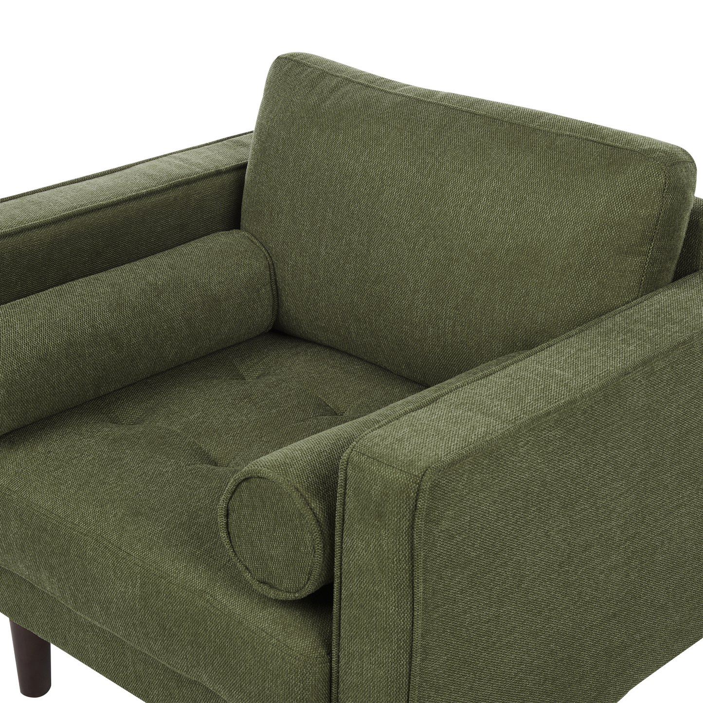Sofa Set dunkelgrün 4-Sitzer NURMO