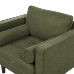Sofa Set dunkelgrün 4-Sitzer NURMO