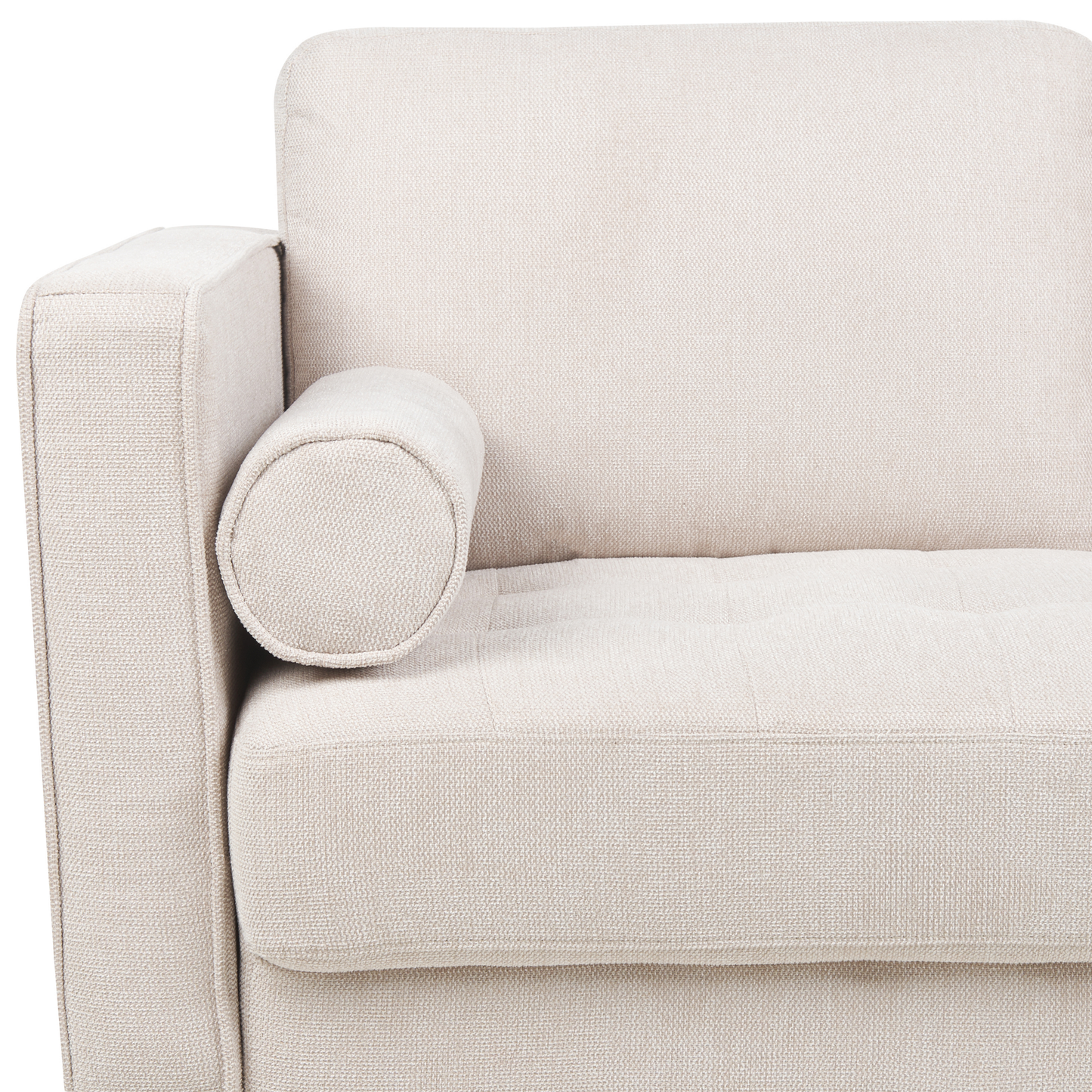 2-Sitzer Sofa hellbeige NURMO