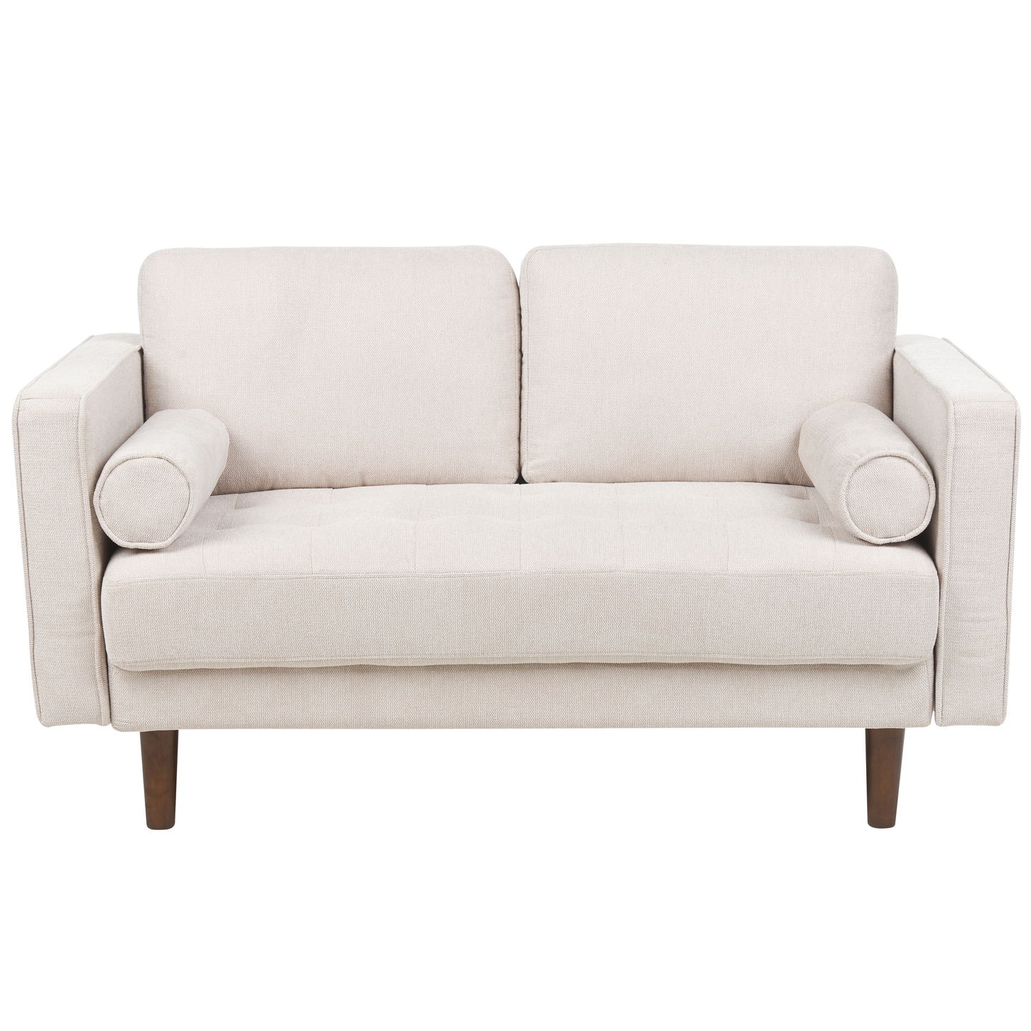 Sofa Set hellbeige 3-Sitzer NURMO