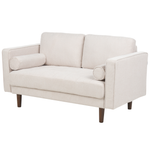 Sofa Set hellbeige 3-Sitzer NURMO