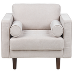 Sofa Set hellbeige 3-Sitzer NURMO