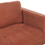 2-Sitzer Sofa goldbraun NURMO