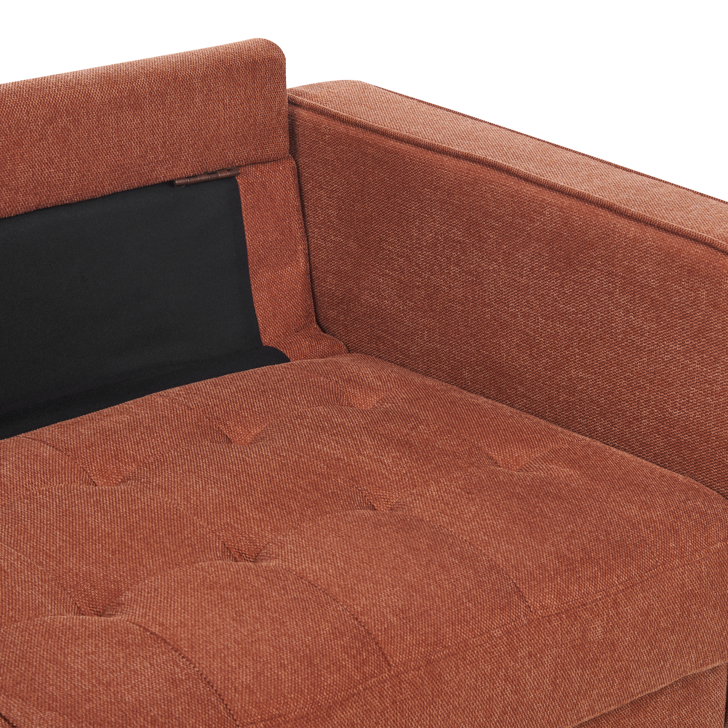 2-Sitzer Sofa goldbraun NURMO