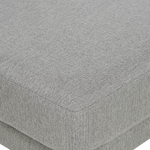 3-Sitzer Sofa hellgrau mit Ottomane SIGTUNA