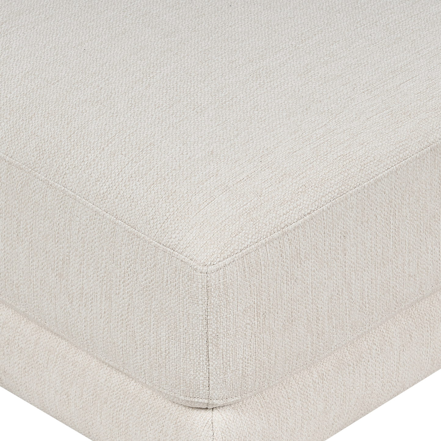 3-Sitzer Sofa cremeweiss mit Ottomane SIGTUNA