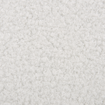 Bürostuhl drehbar SANILAC Bouclé Cremeweiss