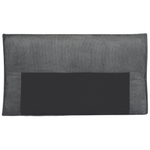 2-Sitzer Ecksofa Cord graphitgrau linksseitig mit Schlaffunktion ABACKA