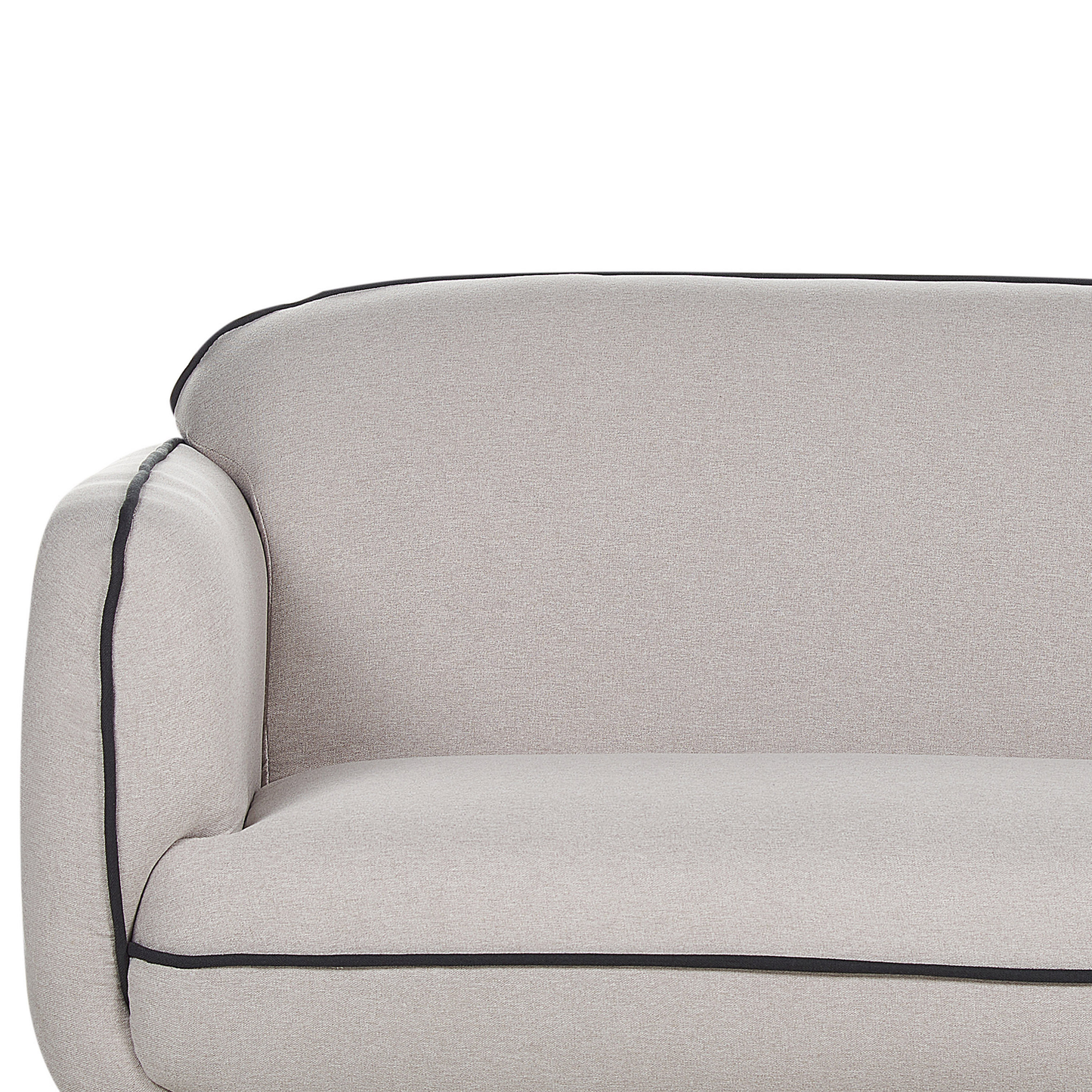 3-Sitzer Sofa hellgrau / schwarz TONSBERG