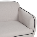 3-Sitzer Sofa hellgrau / schwarz TONSBERG