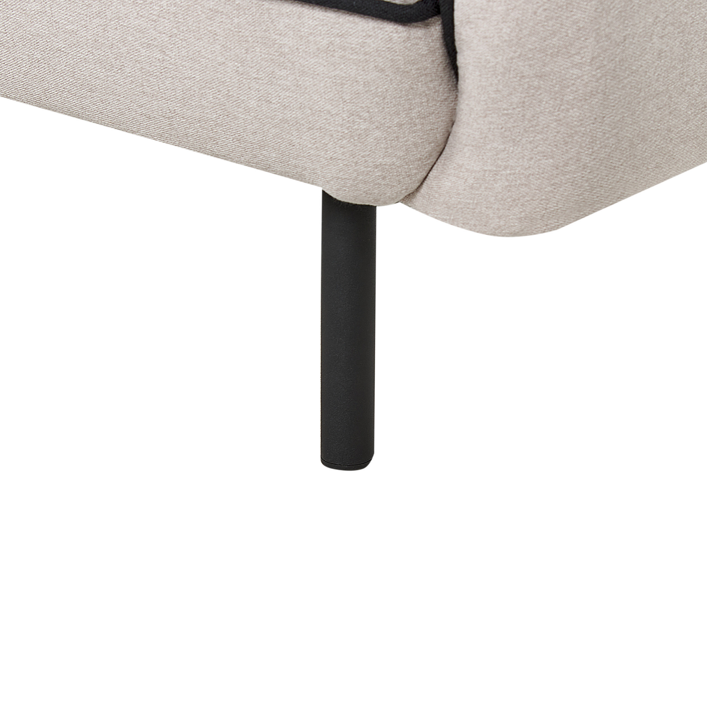 3-Sitzer Sofa hellgrau / schwarz TONSBERG