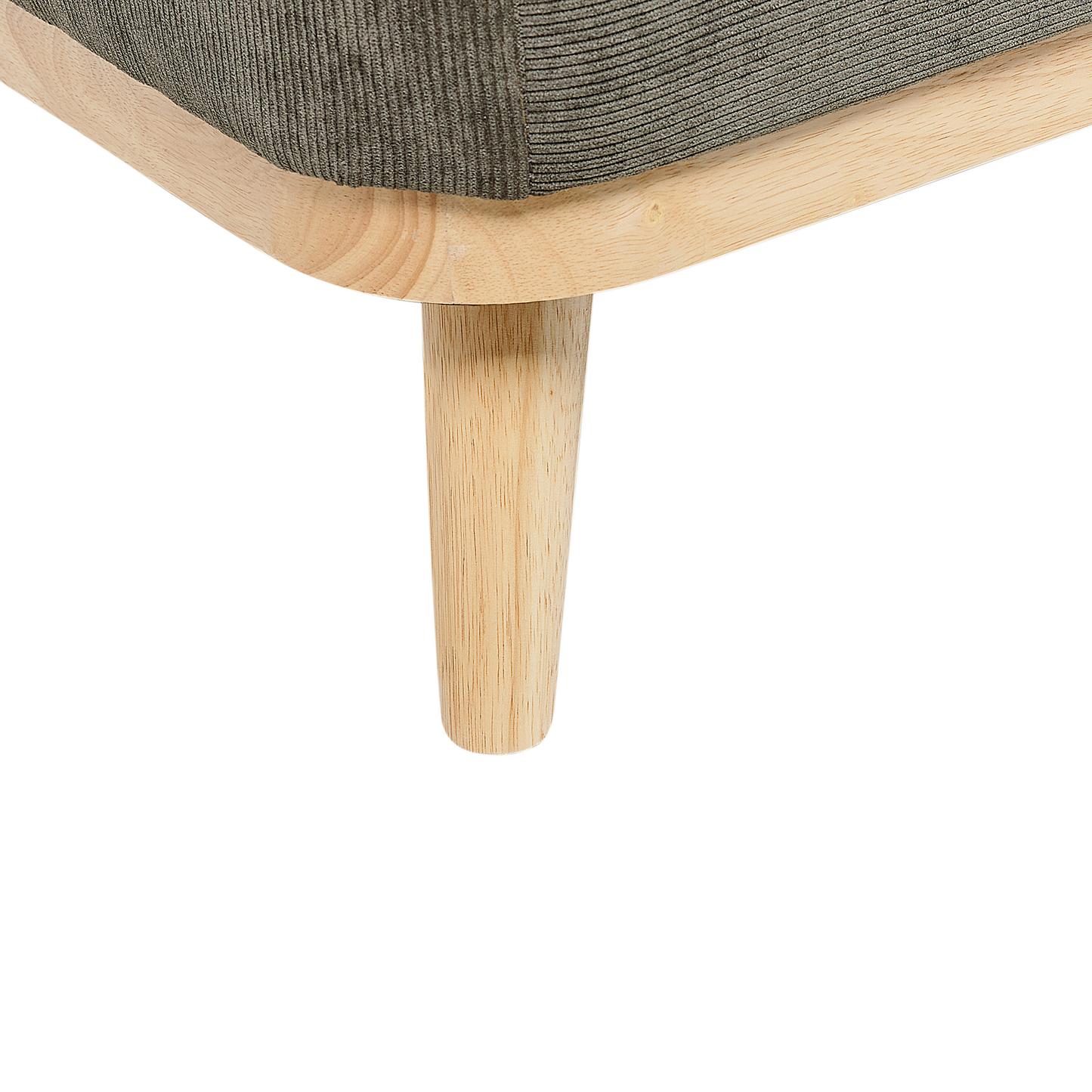 3-Sitzer Ecksofa Cord dunkelgrün linksseitig SIMOS