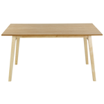Esstisch VARLEY Naturfarbene Esche 150 cm 90 cm