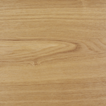 Ausziehbarer Esstisch MADURA Naturfarbene Esche 160/240 cm 90 cm