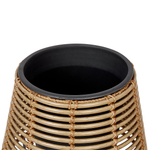 Blumentopf mit Beinen 2er Set BORAGO PE Rattan 20/21 cm Naturfarben