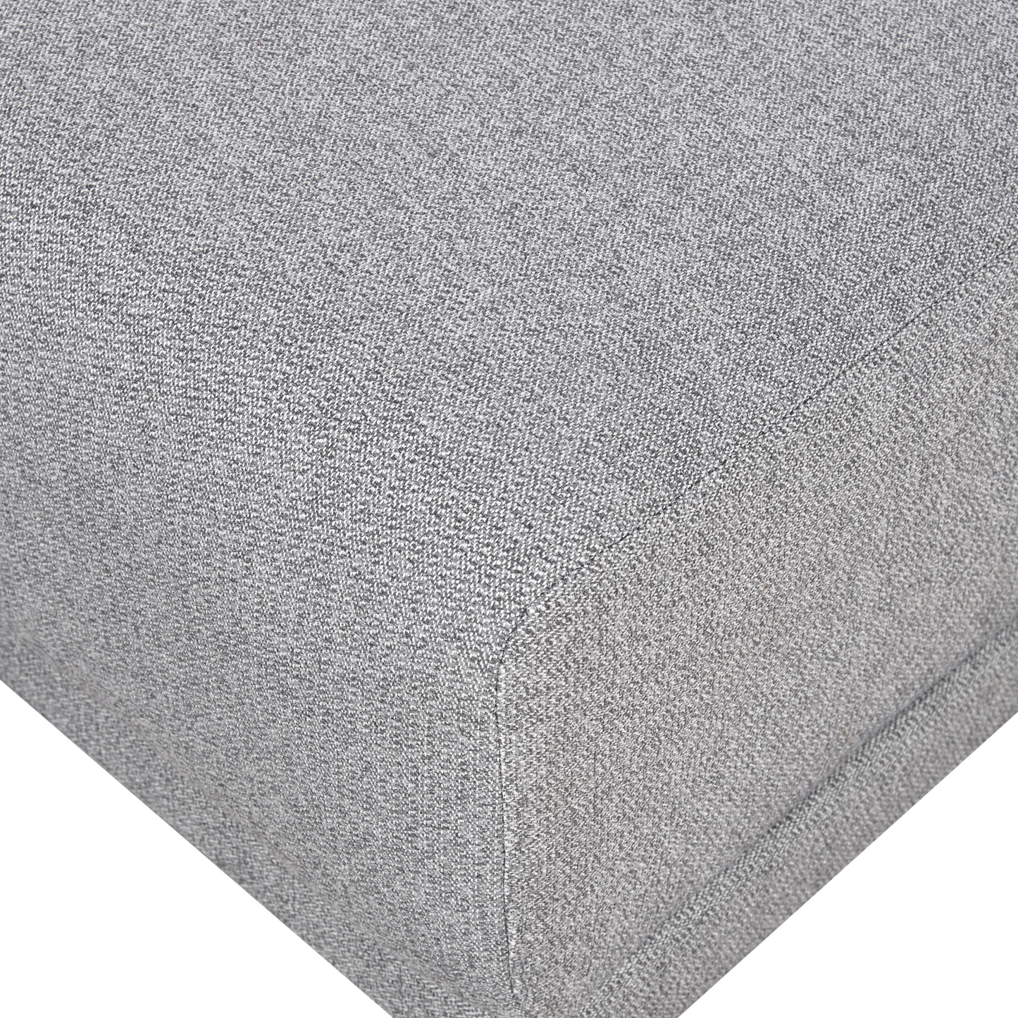 Wohnlandschaft grau 4-Sitzer mit Ottomane TORPO