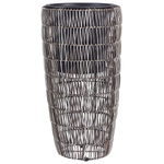 Set mit 2 Blumentöpfen CHELONE PE Rattan 26/34 cm Braun