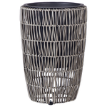 Set mit 2 Blumentöpfen CHELONE PE Rattan 26/34 cm Braun