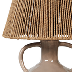 Tischleuchte LARISSOS Keramik Taupe