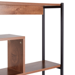 Bücherregal mit 6 Fächern DAVEN 180 cm Braun