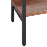 Bücherregal mit 6 Fächern DAVEN 180 cm Braun