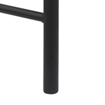 Bett mit Lattenrost Metall MAURESSAC 160 x 200 cm Schwarz