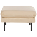 Ottomane VINTERBRO Samtstoff Beige