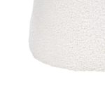 Pouf Bouclé cremeweiss ⌀ 45 cm Pilzform TIOGA
