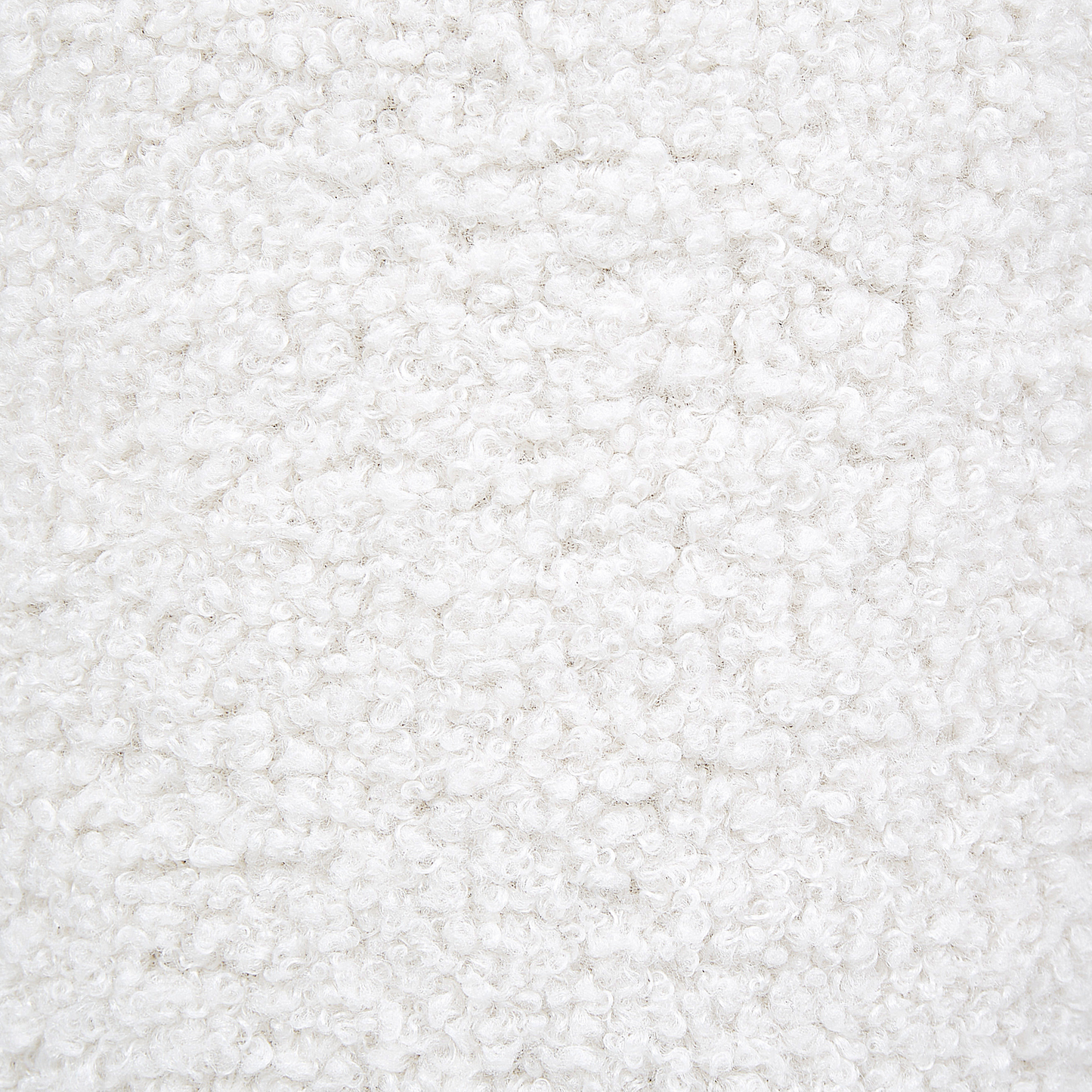 Pouf Bouclé cremeweiss ⌀ 45 cm Pilzform TIOGA