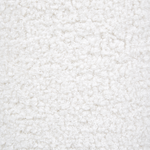 Pouf Bouclé cremeweiss ⌀ 45 cm Pilzform TIOGA