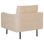 Sofa Set Samtstoff beige 4-Sitzer VINTERBRO
