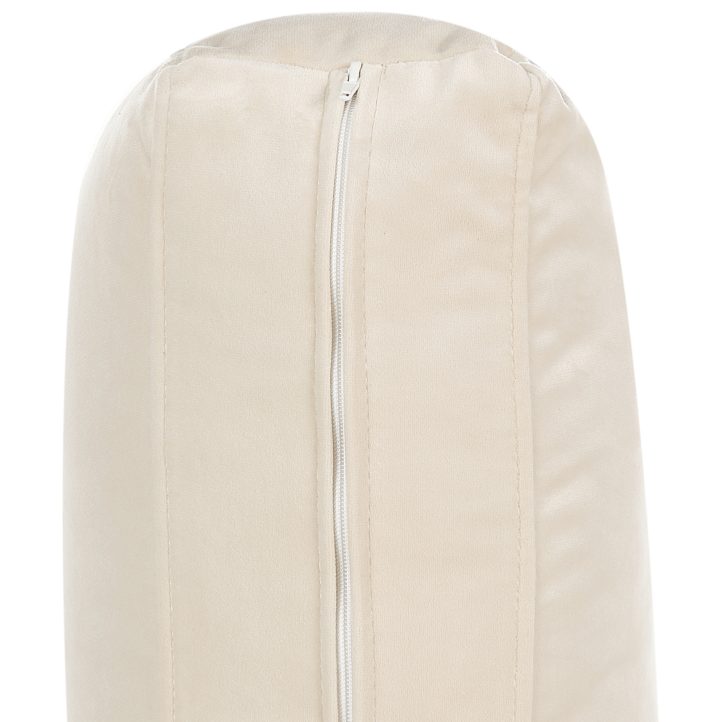 4-Sitzer Ecksofa Samtstoff hellbeige rechtsseitig VINTERBRO