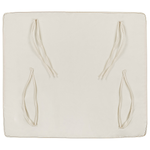 Lounge Set mit Tisch 4-Sitzer PACIFIC Akazienholz Cremeweiss