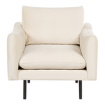 Sessel VINTERBRO Samtstoff Hellbeige