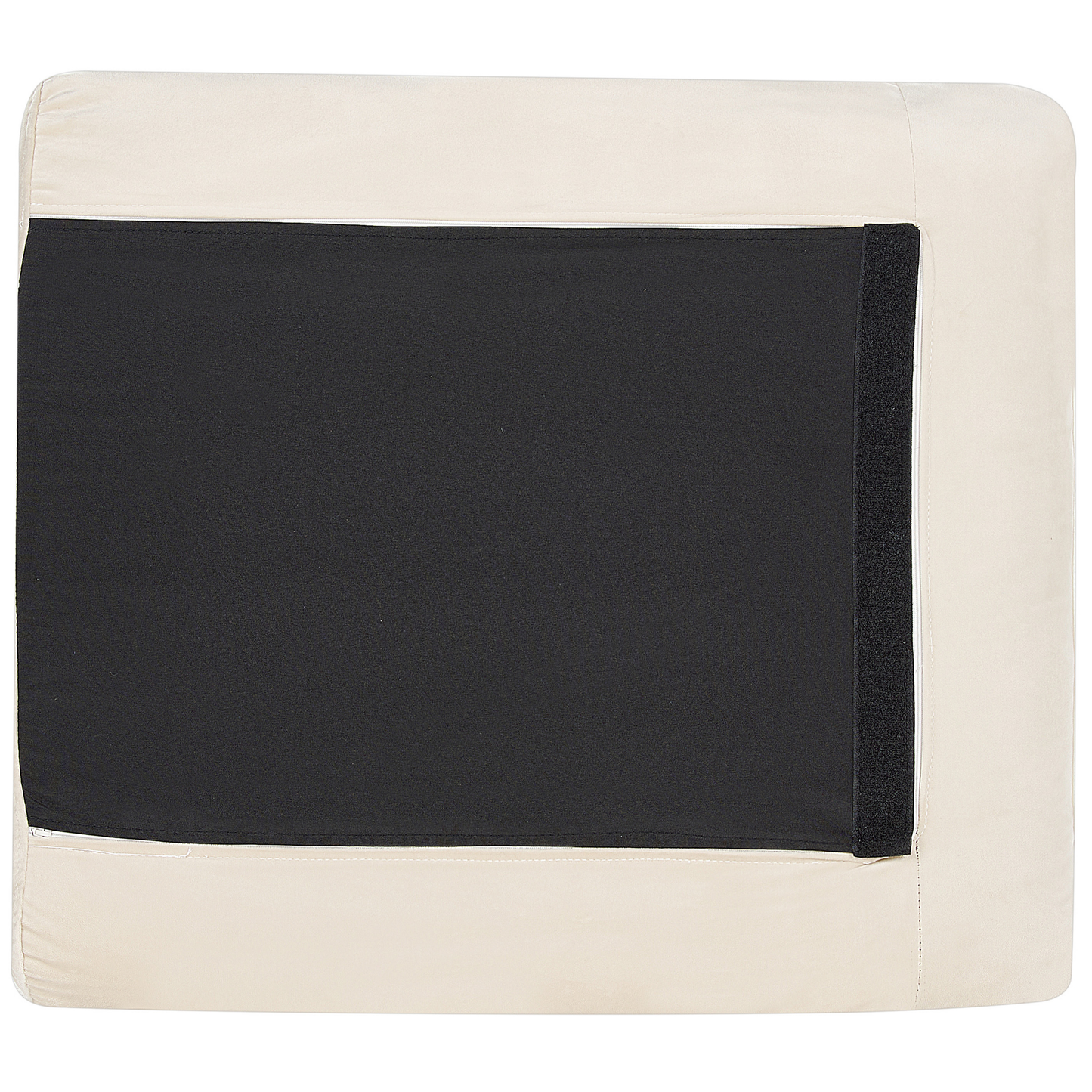 Sessel VINTERBRO Samtstoff Hellbeige