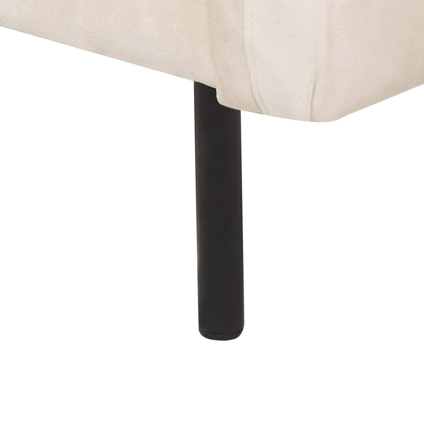 Sessel VINTERBRO Samtstoff Hellbeige