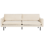 Sofa Set Samtstoff hellbeige 4-Sitzer VINTERBRO