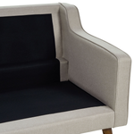 2-Sitzer Sofa beige LOKKA