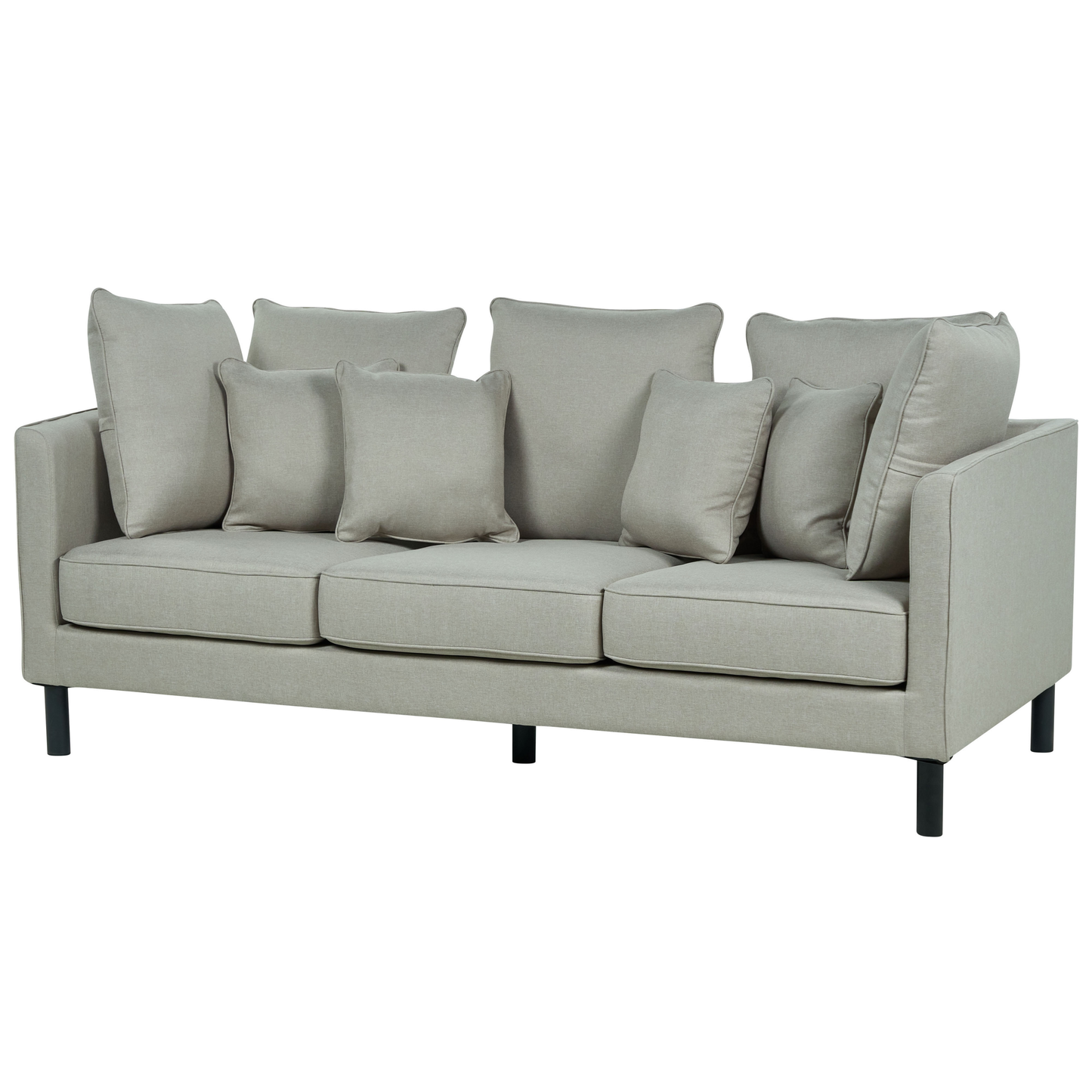 3-Sitzer Sofa hellgrau FENSTAD