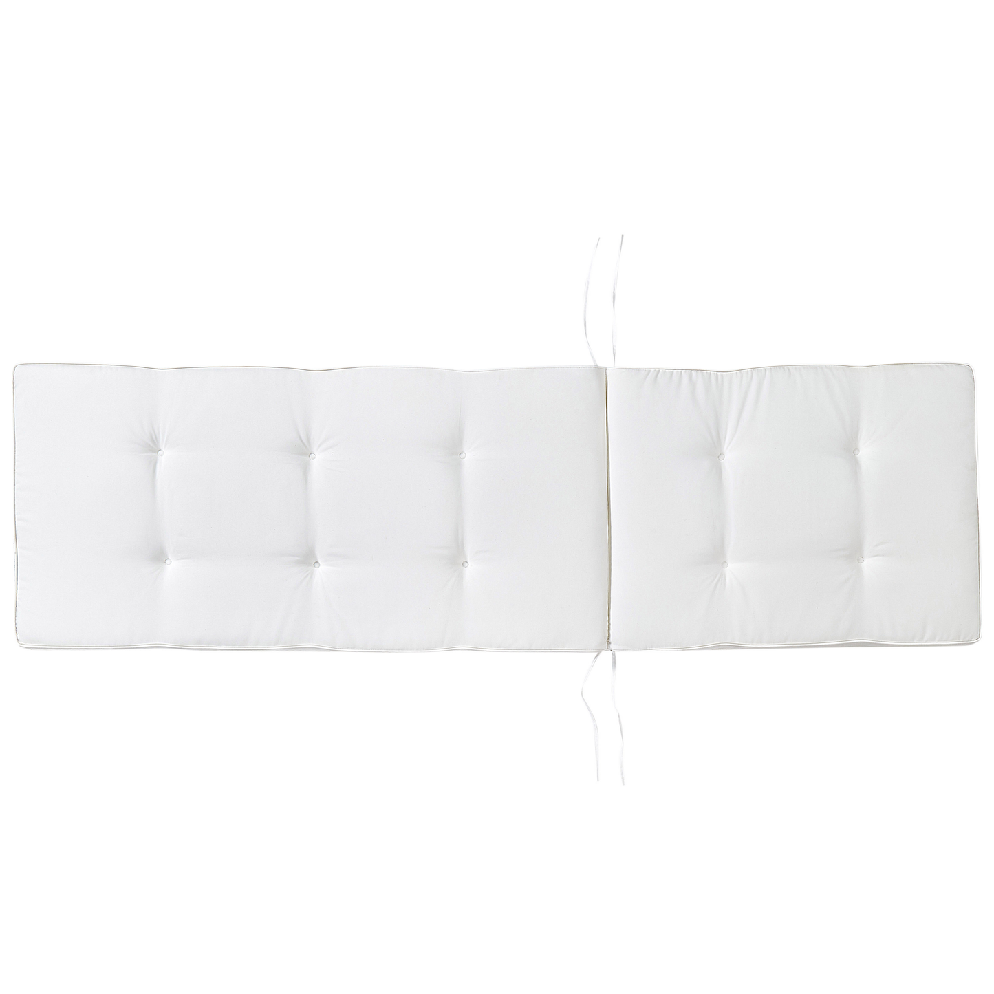 Liegenauflage CESANA 192 x 56 cm Cremeweiss