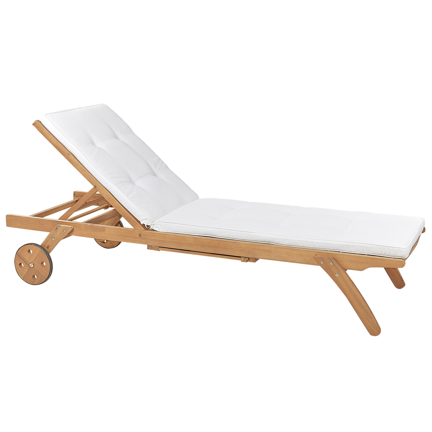 Liegenauflage CESANA 192 x 56 cm Cremeweiss