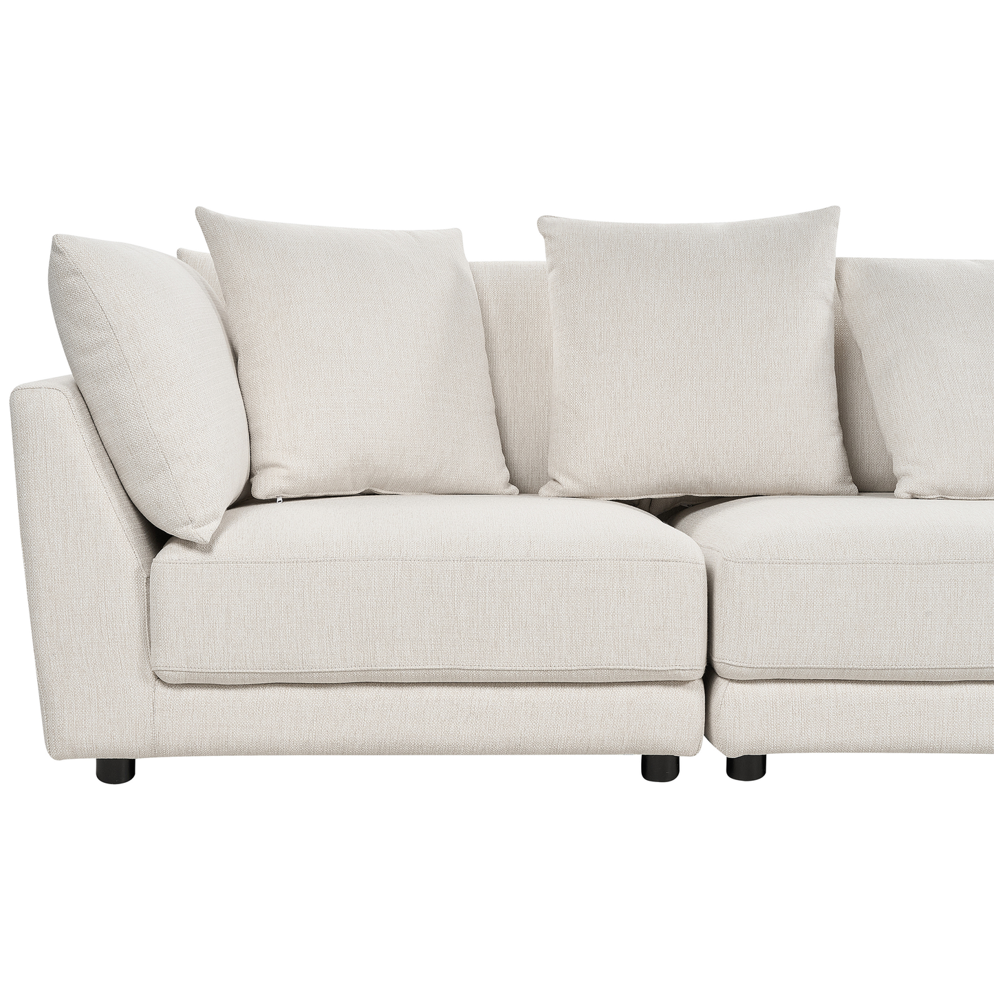 3-Sitzer Sofa cremeweiss SIGTUNA