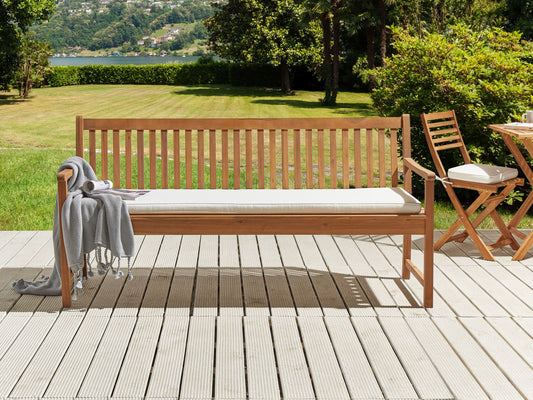 Bankauflage VIVARA 169 x 50 cm Weiss