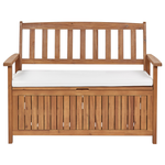 Bankauflage SOVANA 108 x 45 cm Cremeweiss